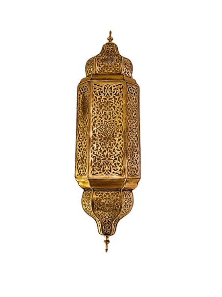 Moroccan Wall Light - Handmade Brass Electric Sconce - Elegant Moroccan Wall Lamp Décor / Wall Lamps