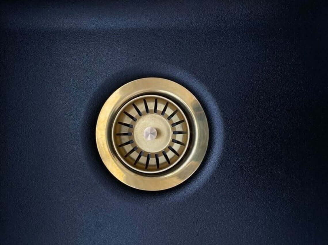 Unlacquered Brass Kitchen Sink Strainer, Sink Waste, Strainer Basket, Drain Cover & Basket Strainer / COPPER ACCESSORIES