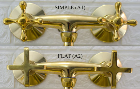 unlacquered brass shower system, handheld shower and shower head combo, exposed pipe