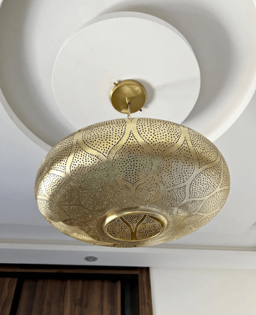 brass pendant light, modern ceiling light fixture, decorative chandelier lighting, hanging dining lamp, / copper