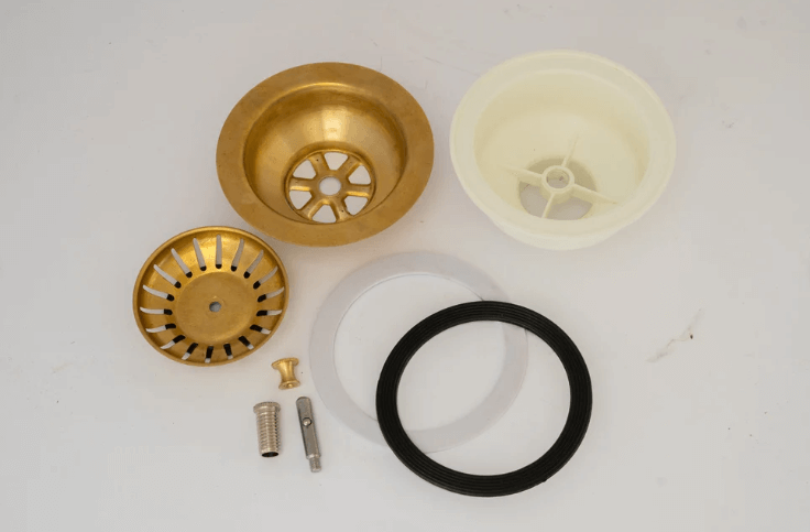 Unlacquered Brass Kitchen Sink Strainer, Sink Waste, Strainer Basket, Drain Cover & Basket Strainer / COPPER ACCESSORIES