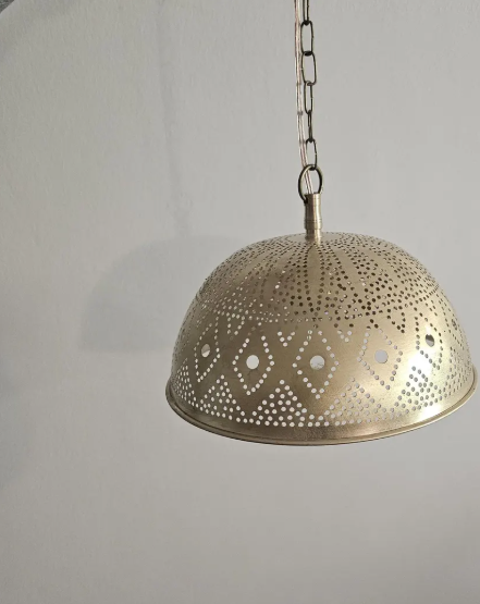 Hammered dome lamp , kitchen island, brass dining lampshade, handmade brass lamp ,Green Patina Dome Pendant Light
