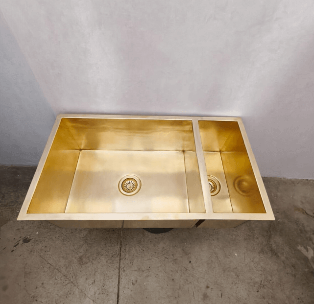 Cooper Sink, Undermount Kitchen Sink, Handmade Moroccan Copper Vasque, Beautiful Wash Basins, Double vessel Sink / double