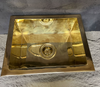 unlacquered brass undermount kitchen sink, island brass kitchen sink in various sizes