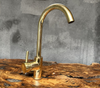 unlacquered brass sink faucet, single handle mixer faucet, wet bar brass sink faucet