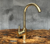 unlacquered brass sink faucet, single handle mixer faucet, wet bar brass sink faucet