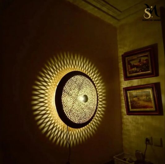 Handmade Wall Light Moroccan Wall Lamp 4 Available Colors Art Deco Decor Light Diffuser Wall Sconce, Boho Lighting