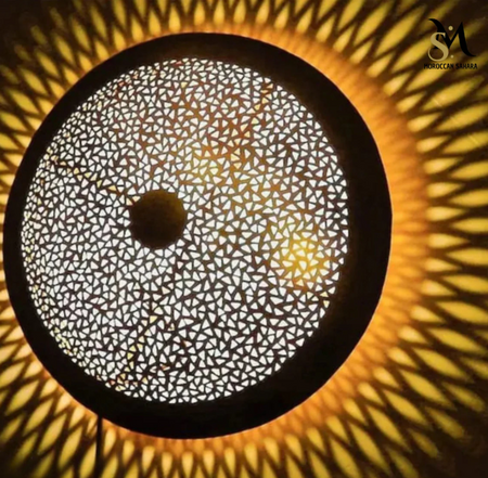 Handmade Wall Light Moroccan Wall Lamp 4 Available Colors Art Deco Decor Light Diffuser Wall Sconce, Boho Lighting