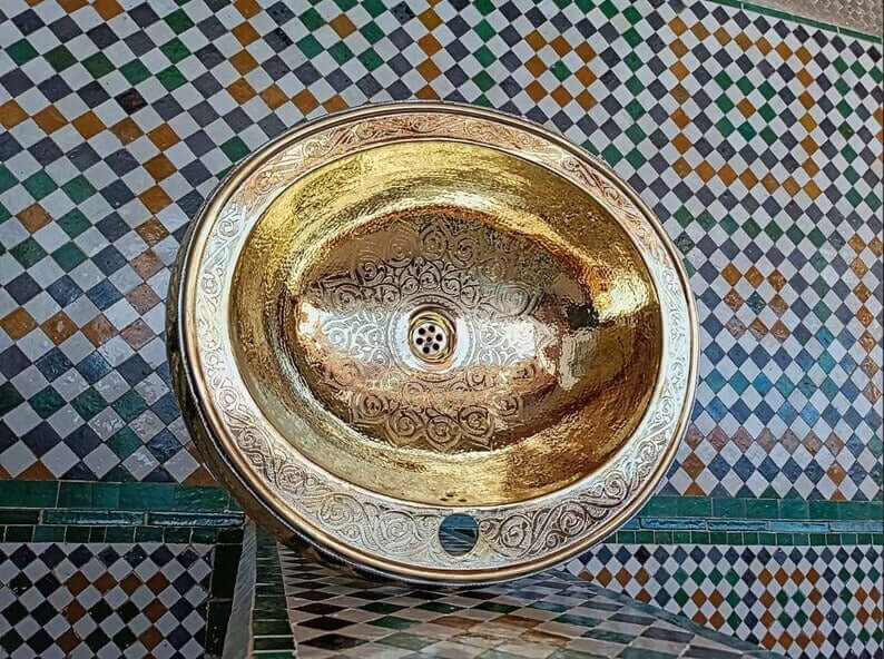 solid brass undermount sink