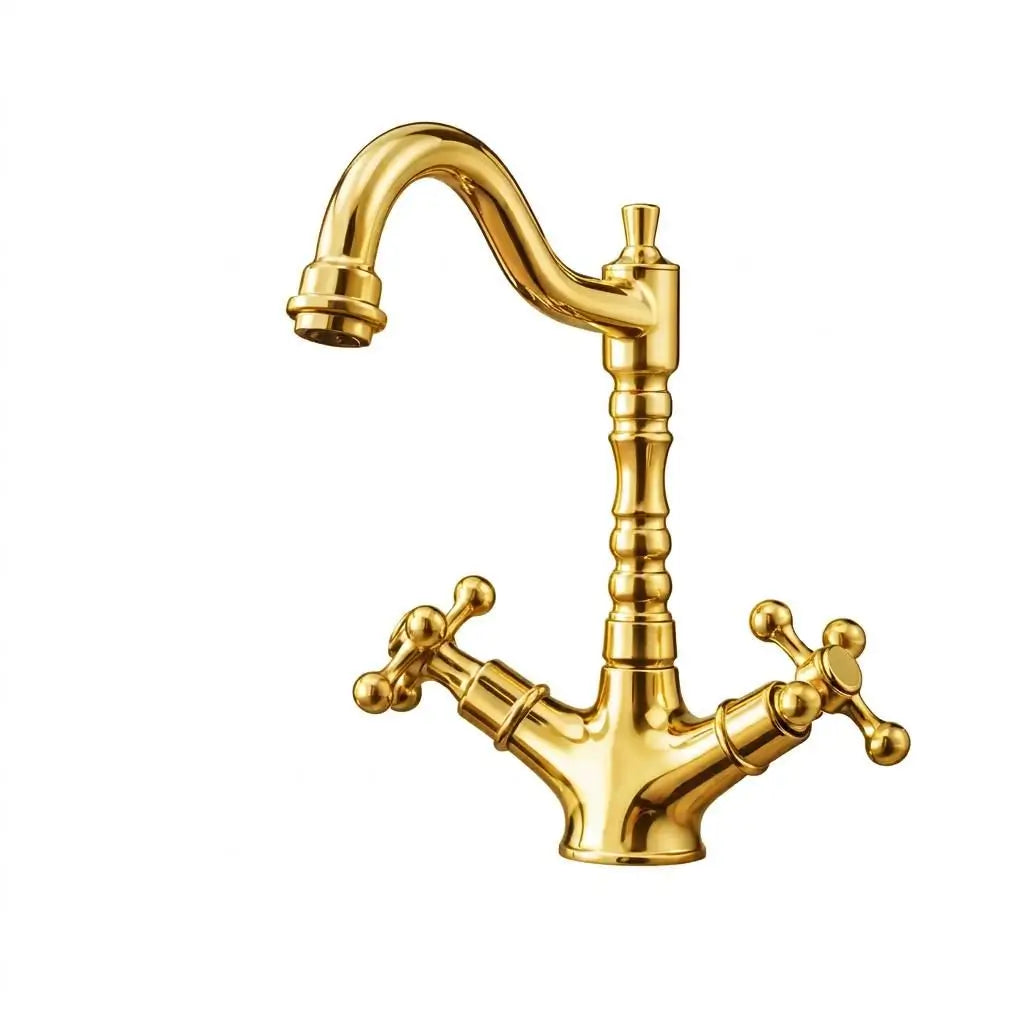 Handmade Solid Brass Bathroom Sink Faucet